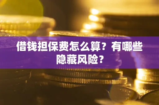 北京借钱担保费怎么算？有哪些隐藏风险？