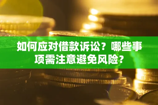 北京如何应对借款诉讼？哪些事项需注意避免风险？