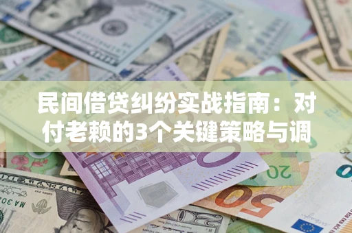 北京民间借贷纠纷实战指南：对付老赖的3个关键策略与调解盲区解析