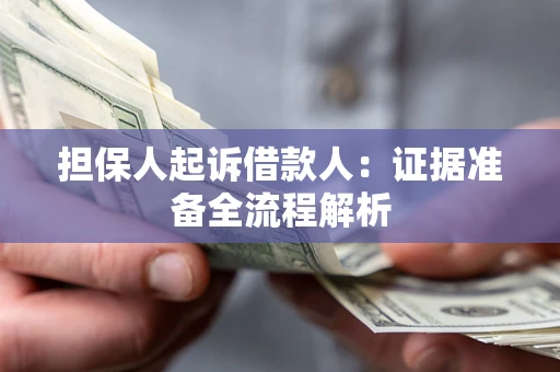 北京担保人起诉借款人：证据准备全流程解析